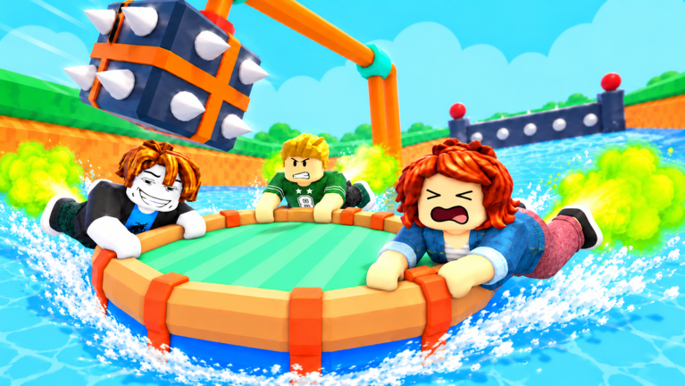 Official Roblox promotional artwork · fart with friends